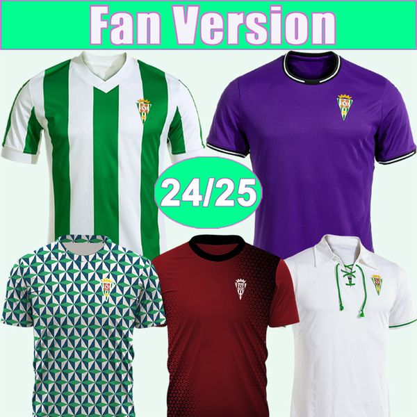 24 25 Cordoba Mens Soccer Jerseys A. CASAS ADILSON YOLDI JACOBO ZALAZAR ZIDANE LAPENA Home Away Pre-match Commemorate Football Shirts