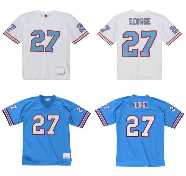 Stitched football Jerseys 27 Eddie George 1997 mesh Legacy Retired retro Classics Jersey Men women youth S-6XL
