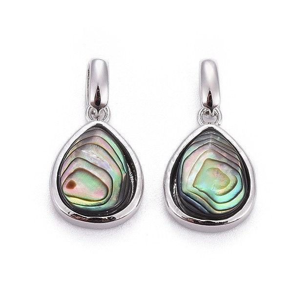 Natürliche Abalone Shell - Paua Shellcharms