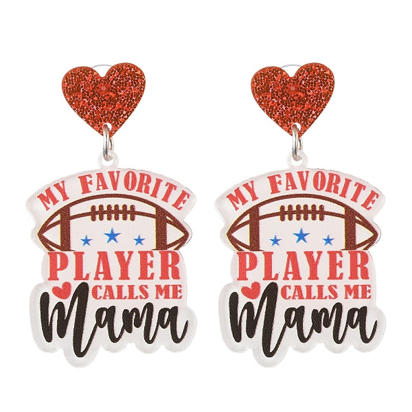 1 paire de boucles d'oreilles pendantes en acrylique à imprimé léopard en forme de cœur