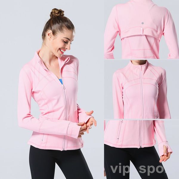 ALLULUSLEMONS Define Yoga Woman Align Bodybuilding Jacket Long Sleeve Sport Jacket Outdoor Exercie Coat Quick Dry Fie Activewear Breat