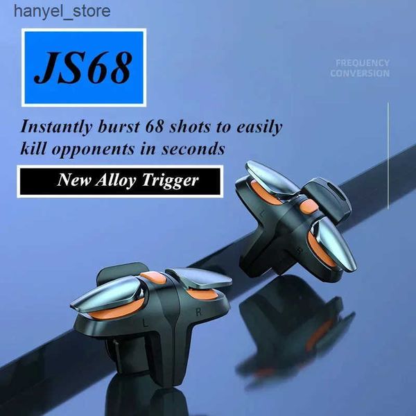Game Controllers Joysticks JS68 Mobile Phone Gaming Accessories for PUBG Game Controller Joystick L1 R1 Fire Shooting Key Button Trigger for
