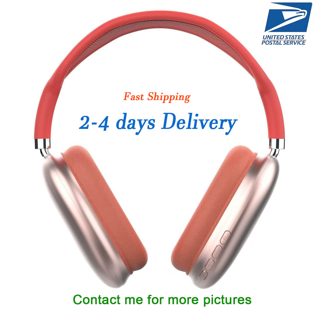 Newest Headband A1 Pods Max 2 With ANC earbuds Pro 2 ANC USB C earphones wireless Bluetooth Headset USB-C charging port For Xiaomi iPhone Headphones