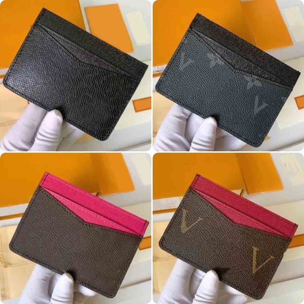 Card Holder Wallets New Genuine Leather Coin purses passport Credit card slot CardHolder Women Men Wallet Holders banknote Key pouch Purse C