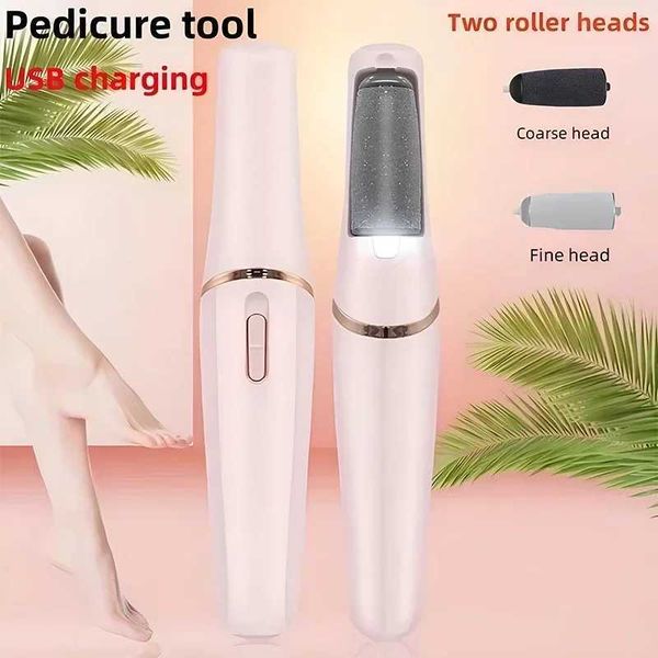Electronic Foot Files USB Electric File Pedicure Tools Grinder Dead Skin Callus Remover Hard Cracked Remove Rubbing FootCare H250210