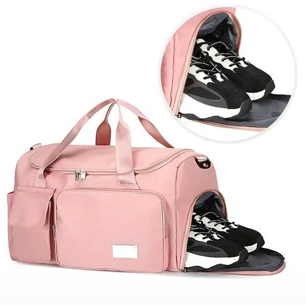 Carry On Travel Bag Large acity Gym Bag Weekender Overnight Duff Bags With Shoe Compartment Sports Fitn Bags for WomenXJ241106