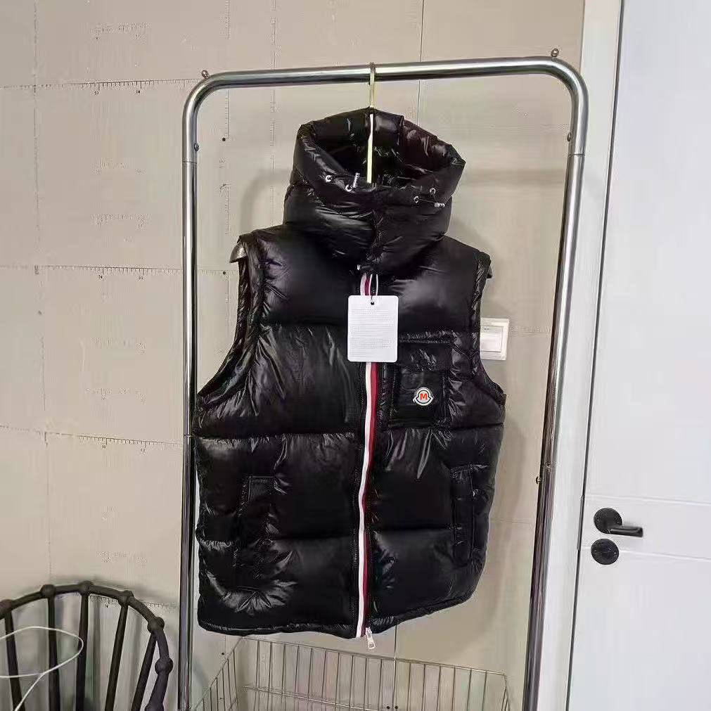 Mens Vests Jackets Sleeveless Windbreaker Designer Puffer Tops Jacket Hoodie Coat Mens Coats Zippers Mens Womens Downs Vest Outerwear S-3XL