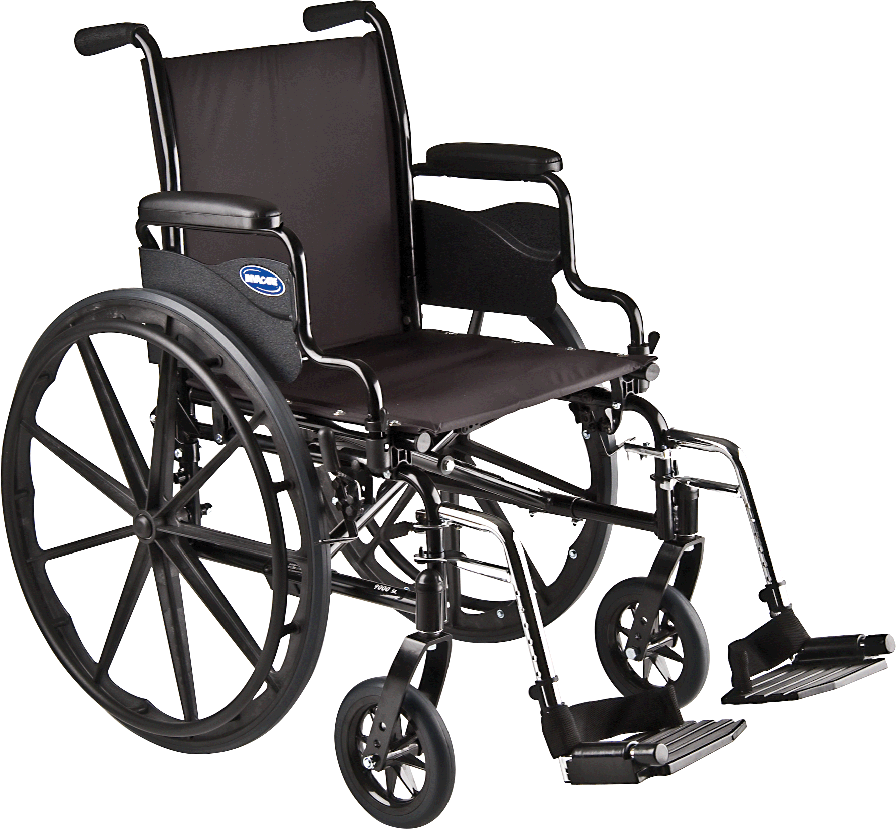 9000 SL Wheelchair, 20" x 16", Desk Arm Adjustable Height Back