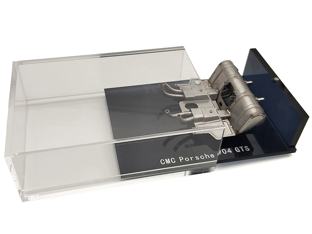 Street Exhaust for Porsche 904 Carrera GTS with Display Case 1-18 Diecast Model by CMC