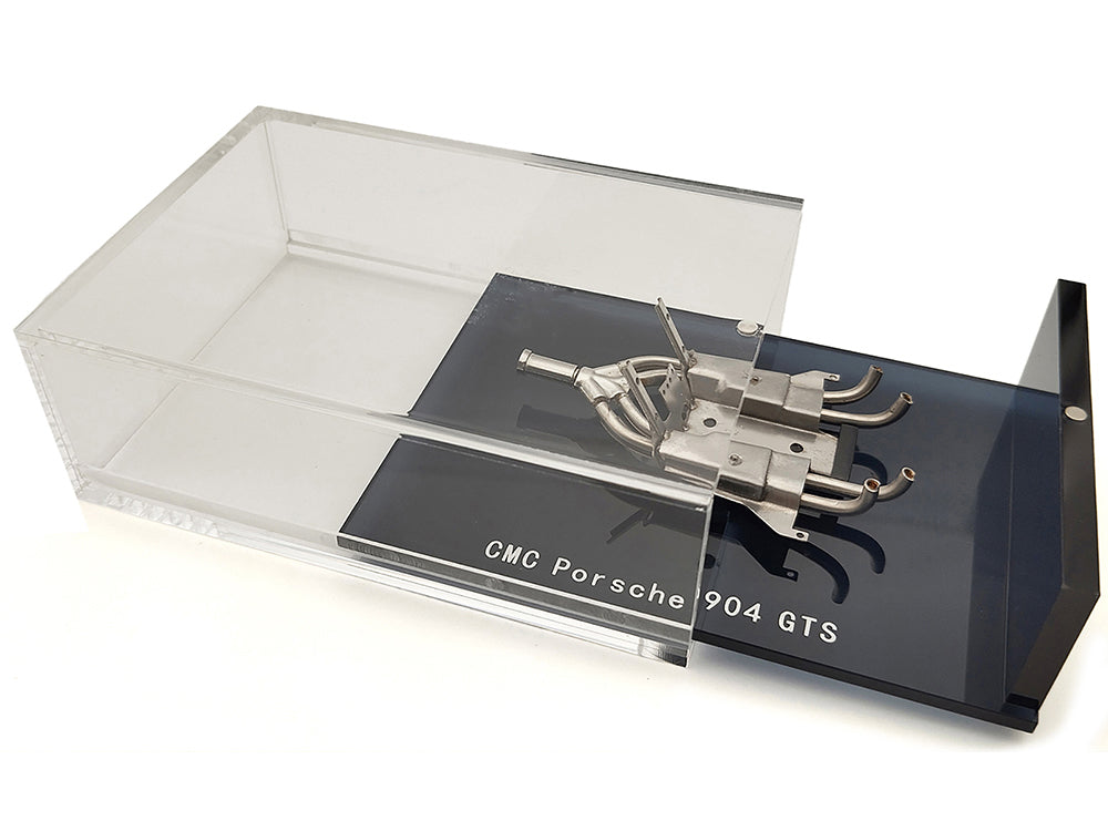 Sebring Exhaust for Porsche 904 Carrera GTS with Display Case 1-18 Diecast Model by CMC