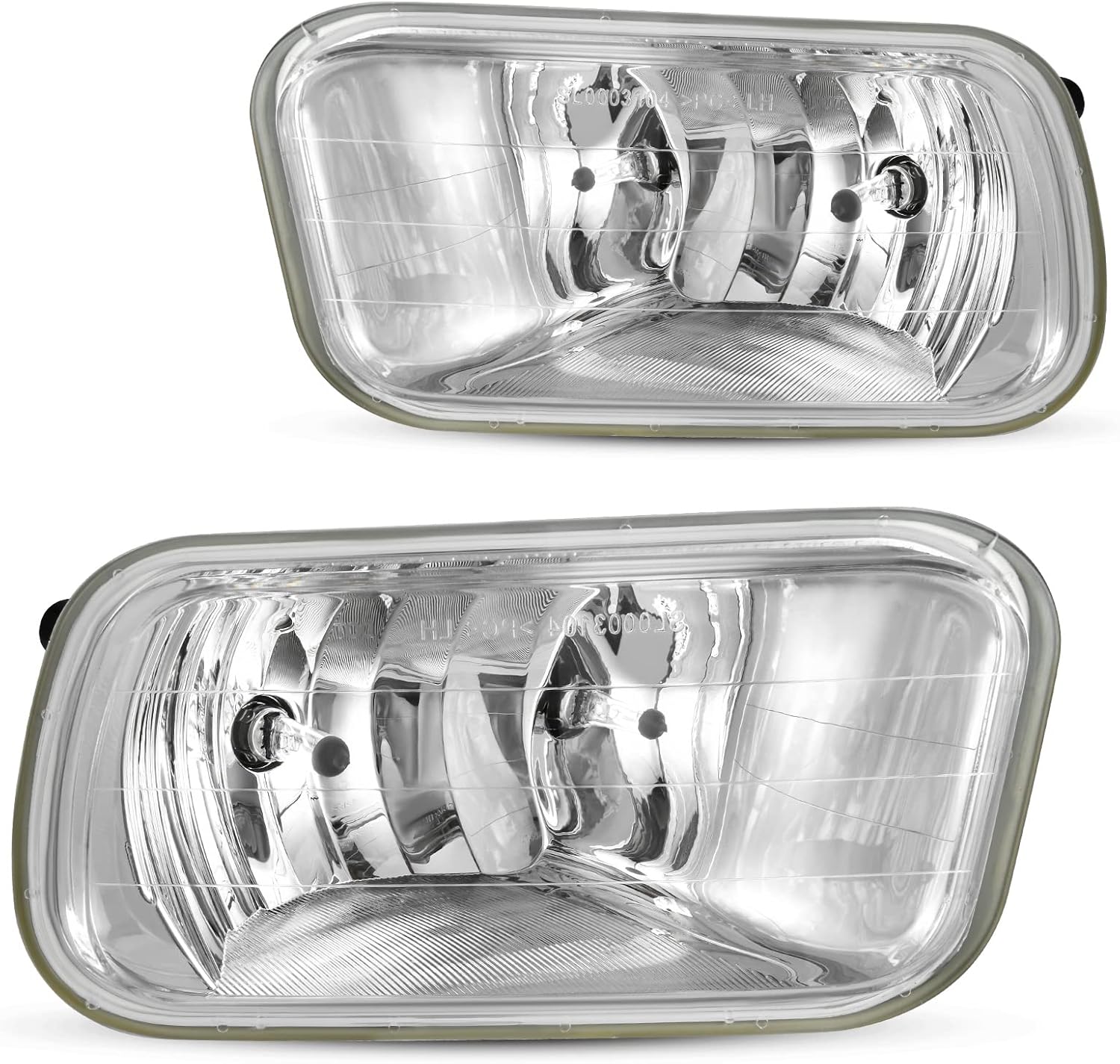 YITAMOTOR Fog Lights Compatible with 2009-2012 Dodge Ram 1500 2010-2018 Dodge Ram 2500 3500 Fog Light Replacement,with 12V 42W H10 Bulbs-Clear Lens