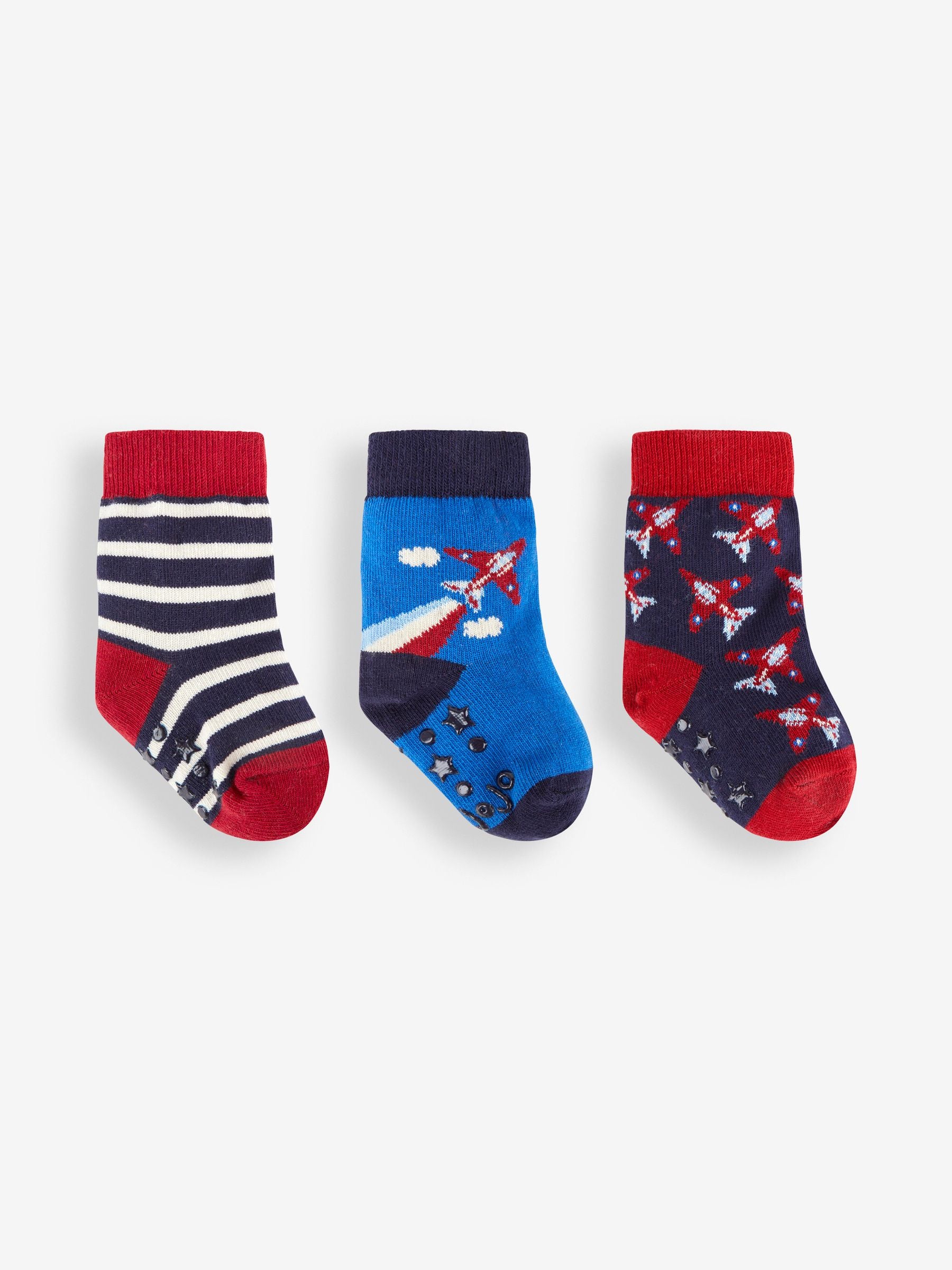 3-Pack Red Arrows Socks in Blue 0-6 Mths