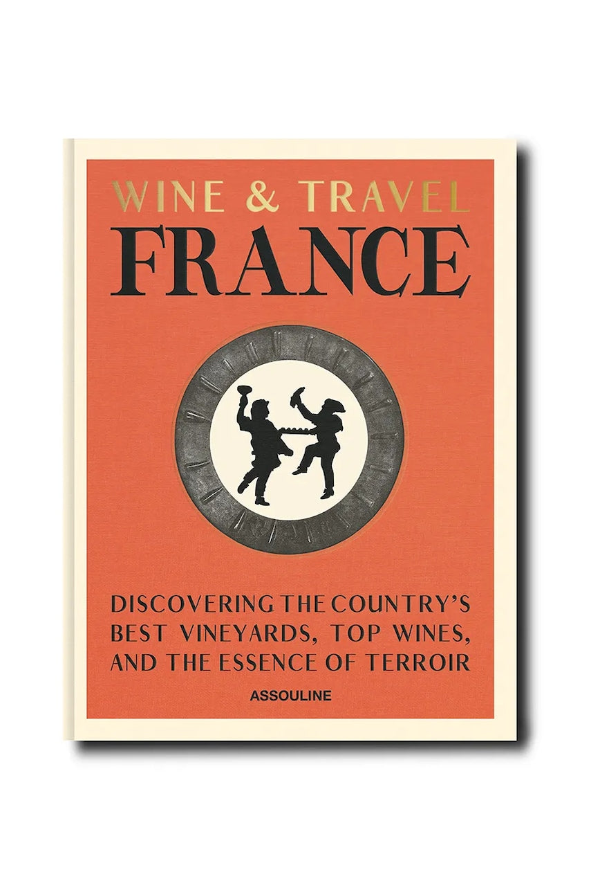 Knjiga Assouline Wine & Travel France by Enrico Bernardo, English oranžna barva