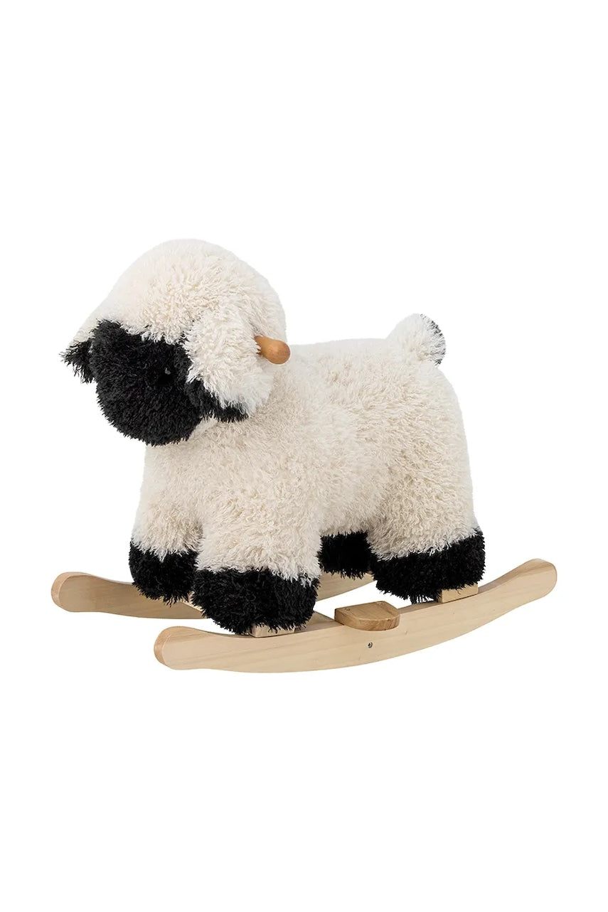 Gugalna igrača Bloomingville Dolly Rocking Toy bela barva