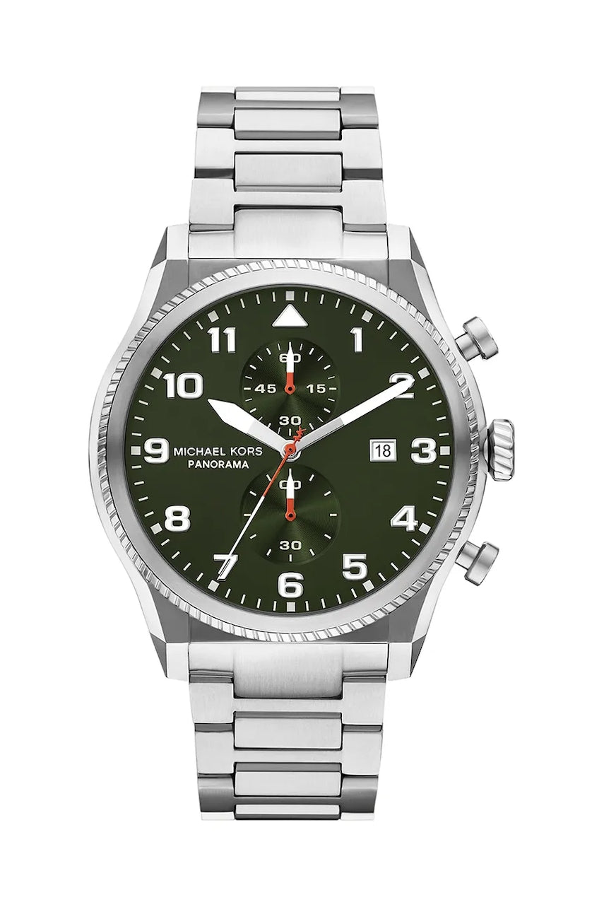 Sat Michael Kors PANORAMA za muškarce, boja: srebrna, MK9196