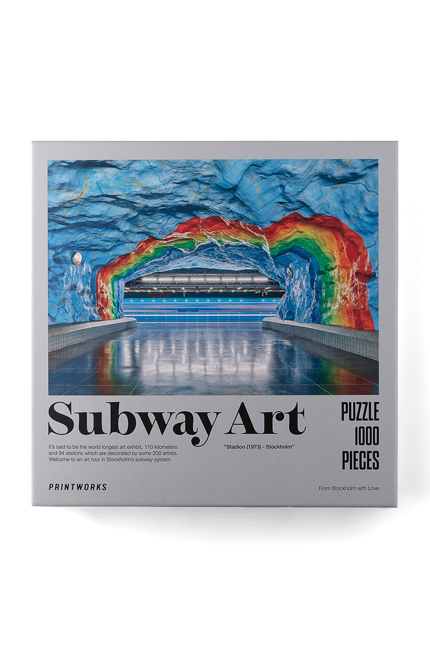Printworks puzzle Subway Art Rainbow 1000 elementów