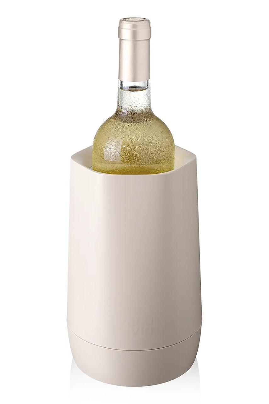 Hladilna posoda za vino Vacu Vin Wine HEXO Sand bež barva