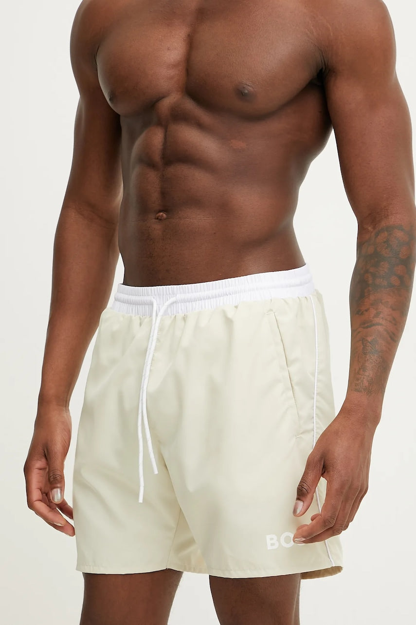 Kratke hlače za kupanje BOSS boja: bež, 50514429