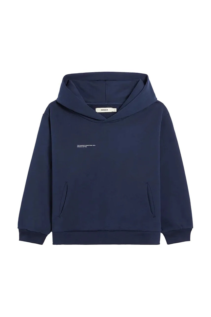 Dukserica Pangaia KIDS' 365 MIDWEIGHT HOODIE boja: tamno plava, s kapuljačom, 10000428