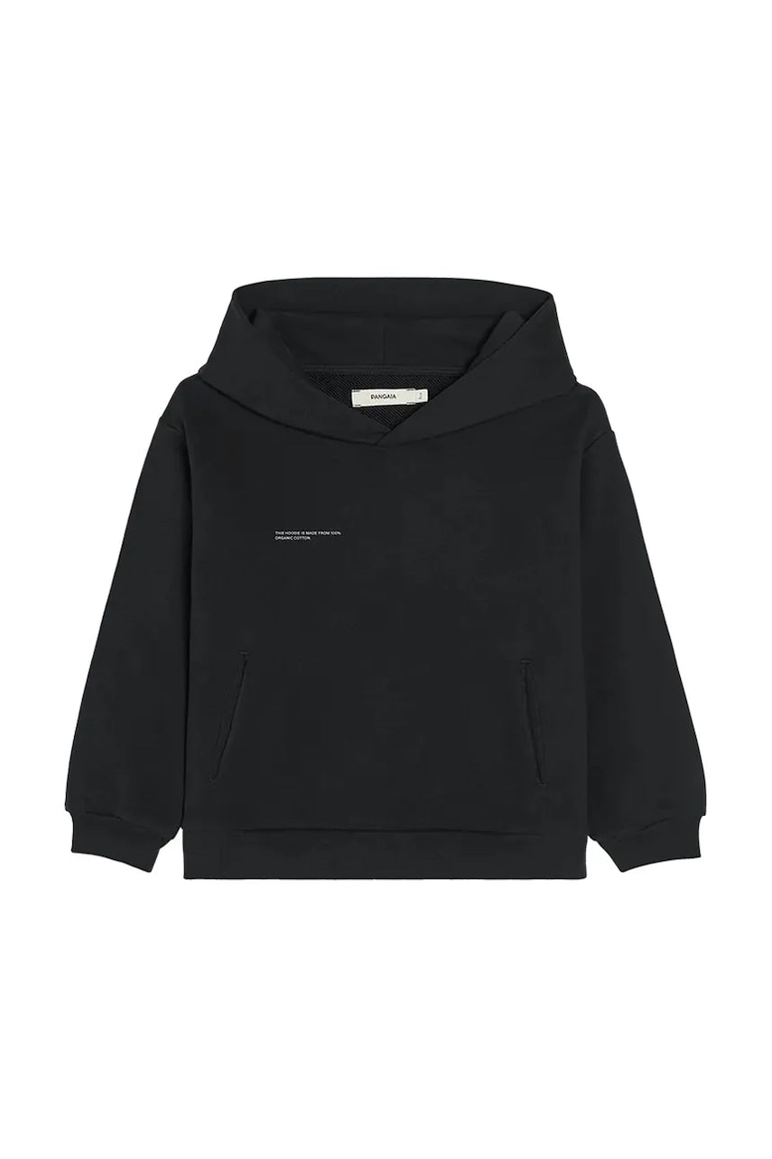 Dukserica Pangaia KIDS' 365 MIDWEIGHT HOODIE boja: crna, s kapuljačom, 10000428