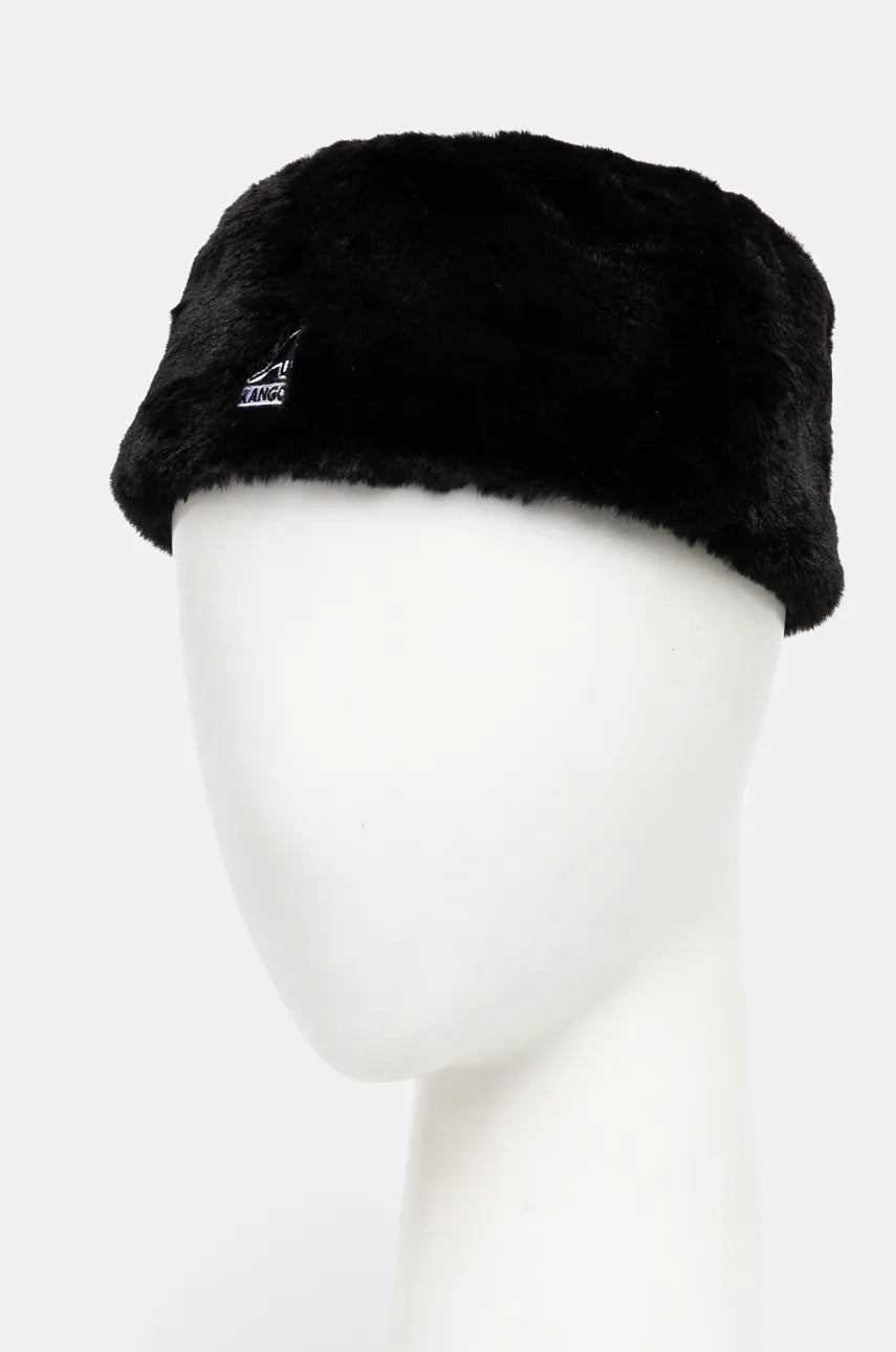 Kapa Kangol FAUX FUR TOPPER boja: crna, K5419.BS002