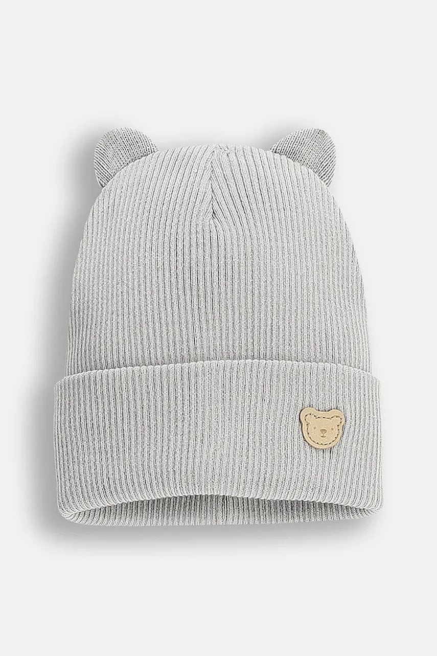 Dječja kapa Coccodrillo boja: siva, BASIC ACCESSORIES