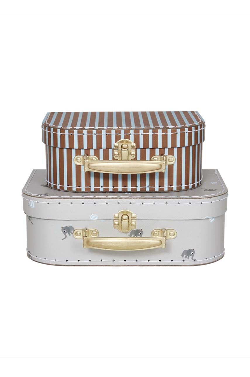 Kofer OYOY Mini Suitcase Elephant 2-pack
