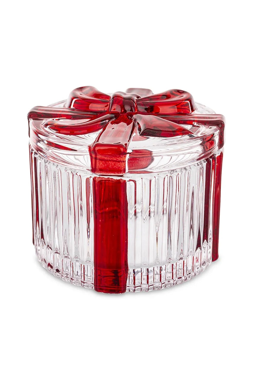 Posoda s pokrovom 6 x 8 x 8 cm prozorna barva