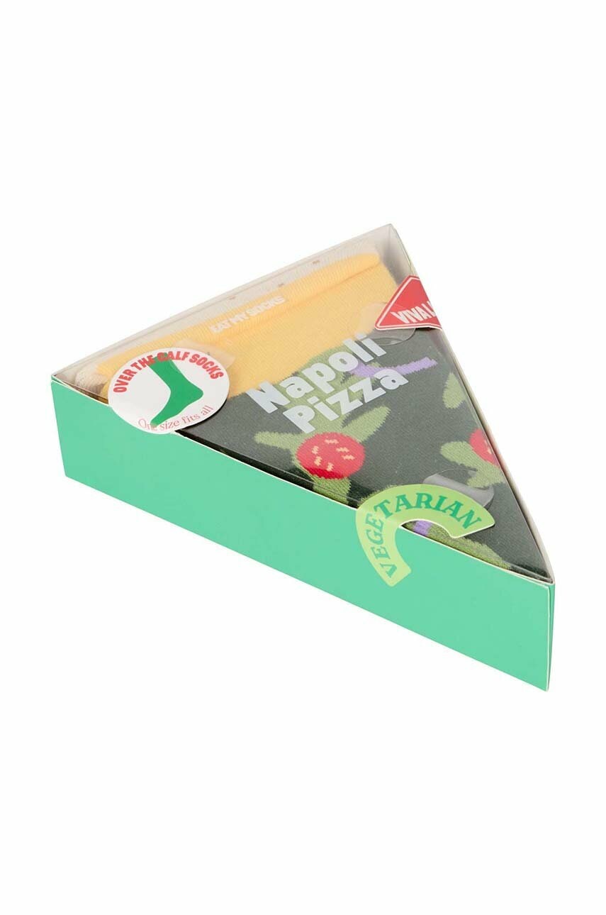 Nogavice Eat My Socks Pizza Vegan