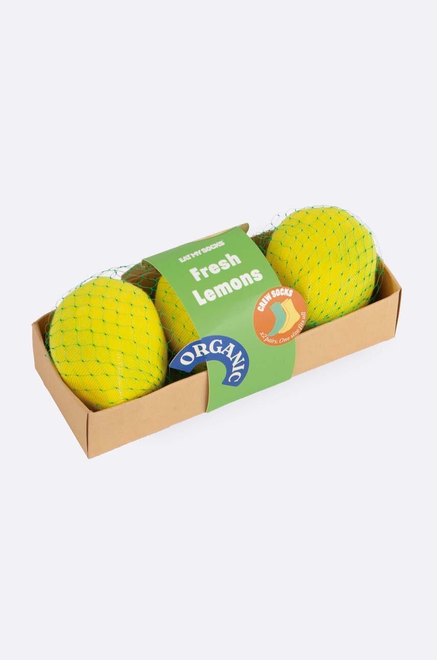 Nogavice Eat My Socks Fresh Lemons 2-pack