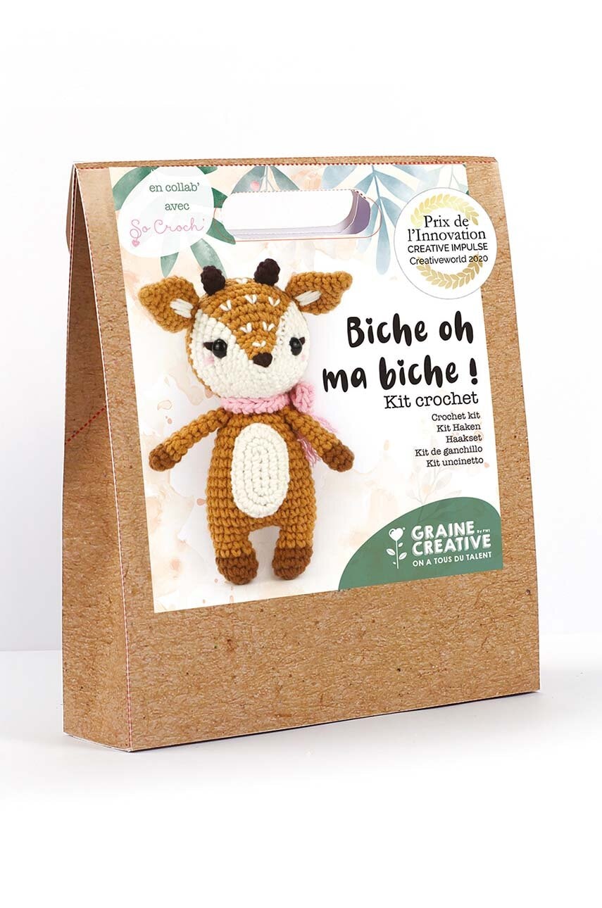 Set za heklanje Graine Creative Doe Crochet Kit