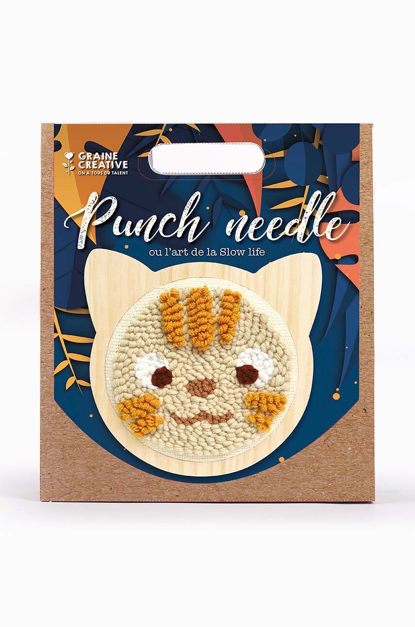 Set za vezenje Graine Creative Cat Punch Needle Kit