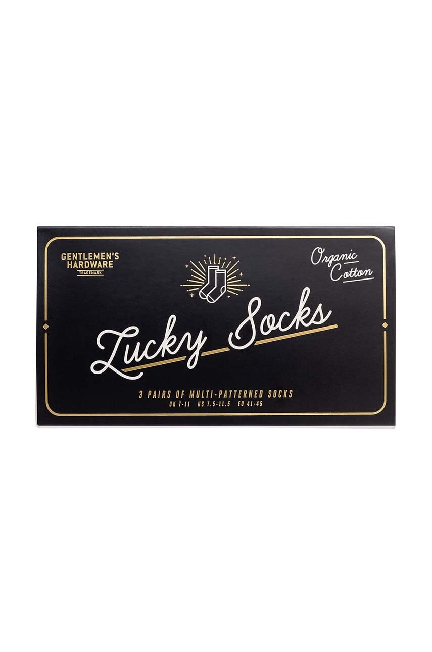 Nogavice Gentlemen's Hardware Lucky Socks 3-pack