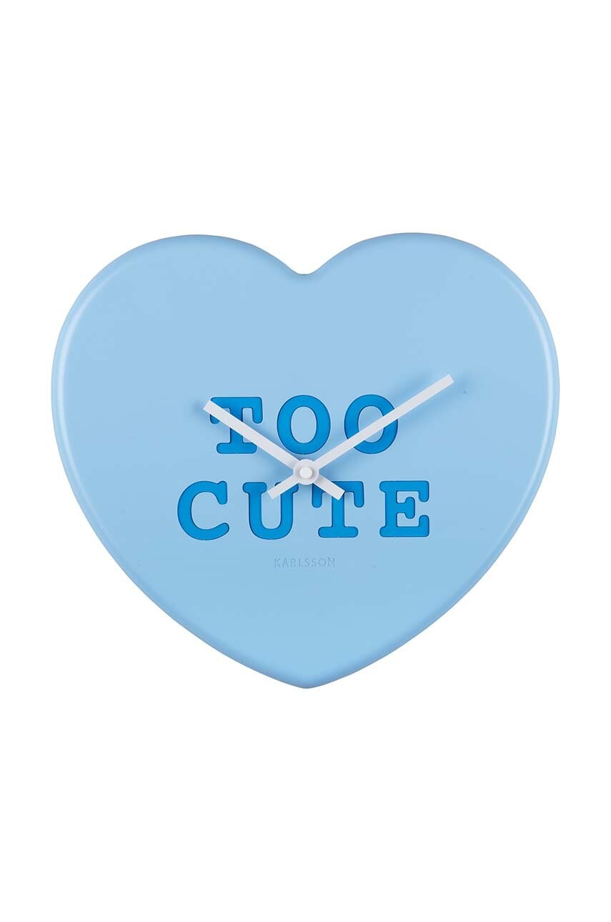 Zidni sat Karlsson Heart Candy