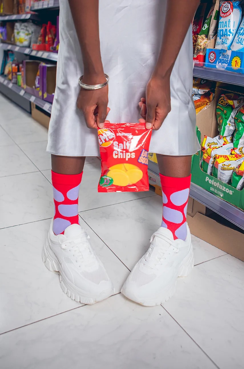 Nogavice Eat My Socks Salty Chips