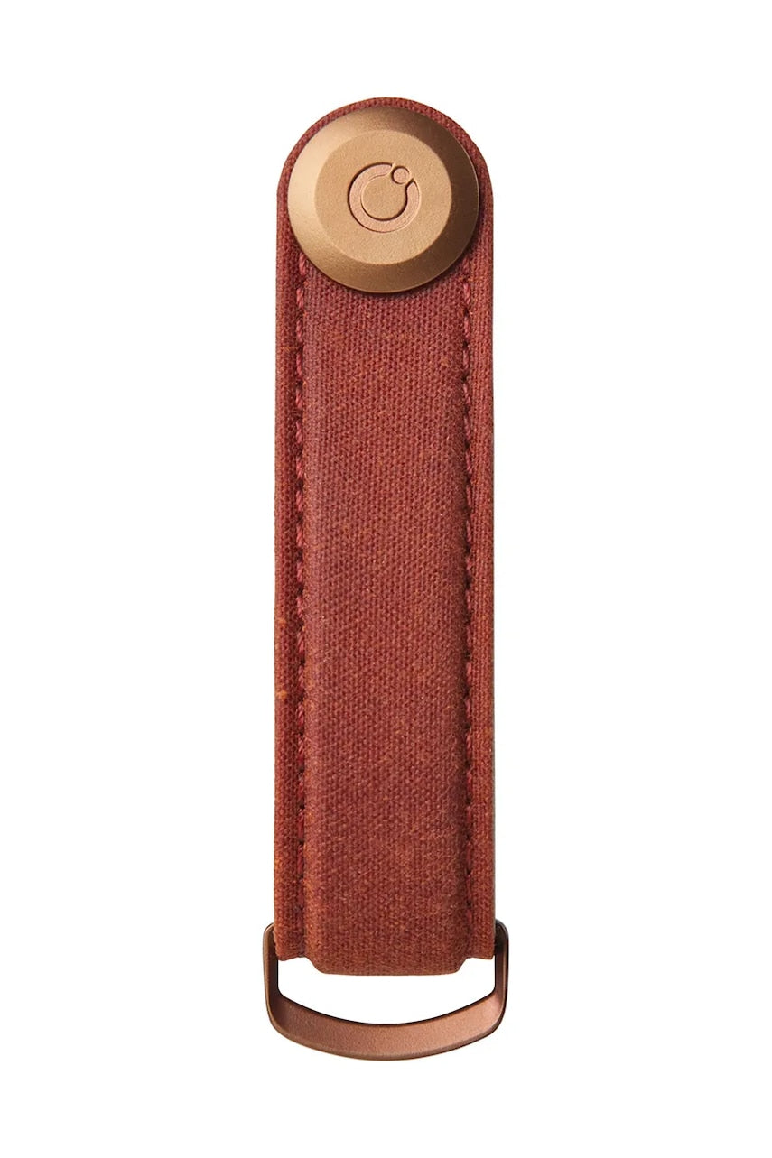Etui za ključeve Orbitkey Waxed Canvas 8,5 cm boja: crvena
