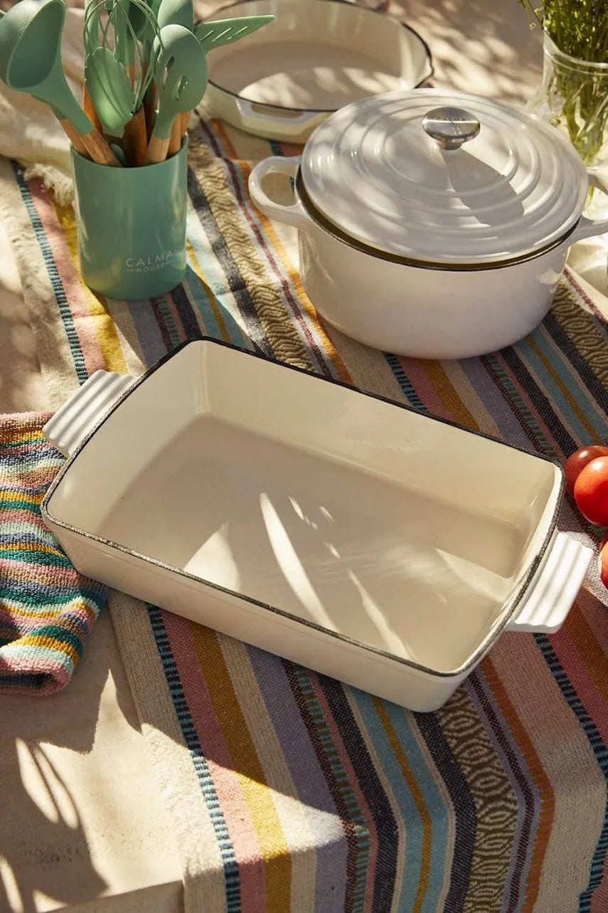 Ognjevarna posoda Calma House Nonna bela barva