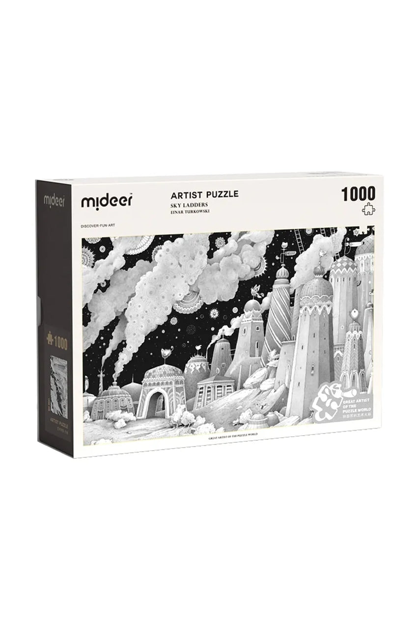 Umetniške puzzle Mideer Płynące wieżowce 1000 elementów