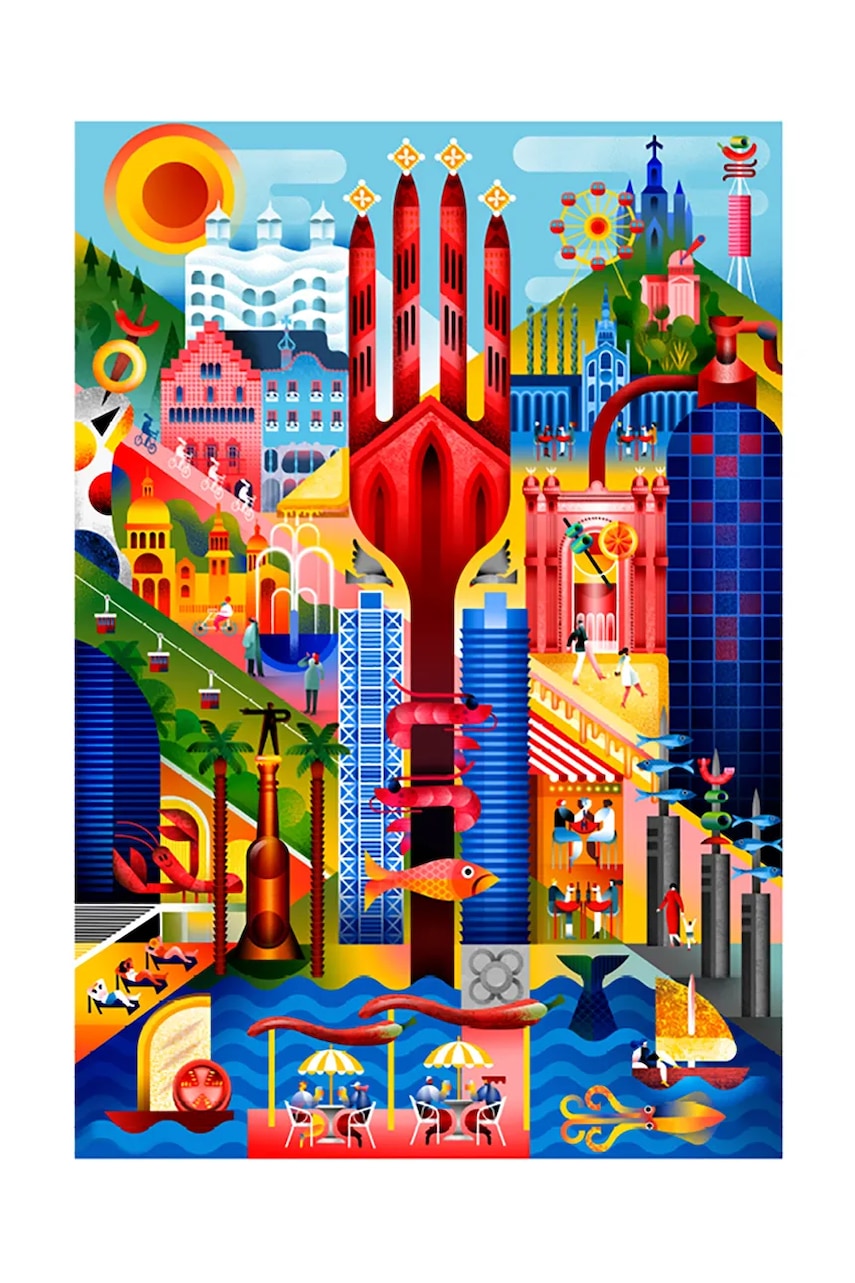 Puzzle Balvi Barcelona 1000 pcs