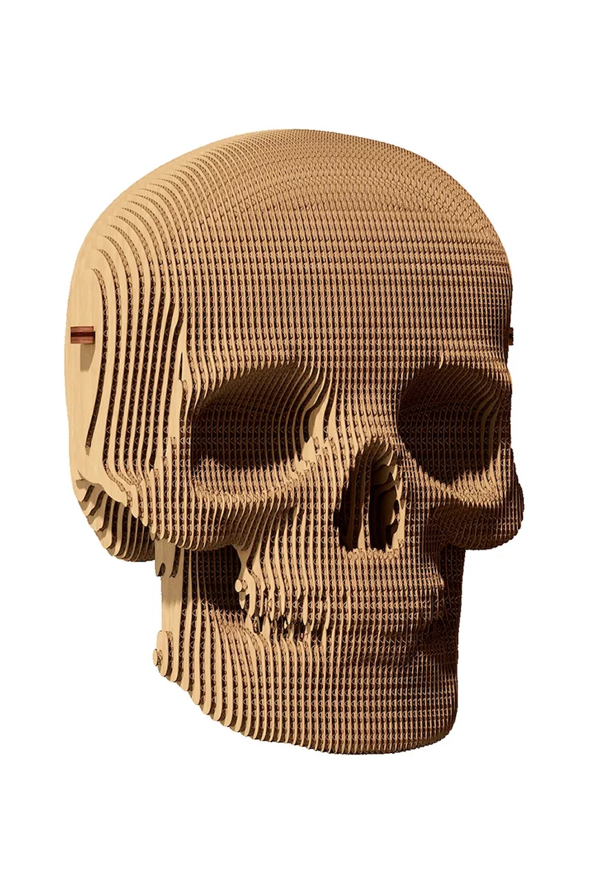 3d puzzle Cartonic Skull 11,7x10,1x16,6 cm boja: bež