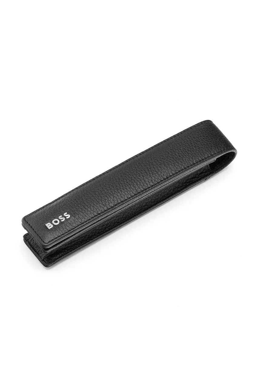 Etui za pisala BOSS Classic Grained 16,5 x 5 x 2 cm črna barva