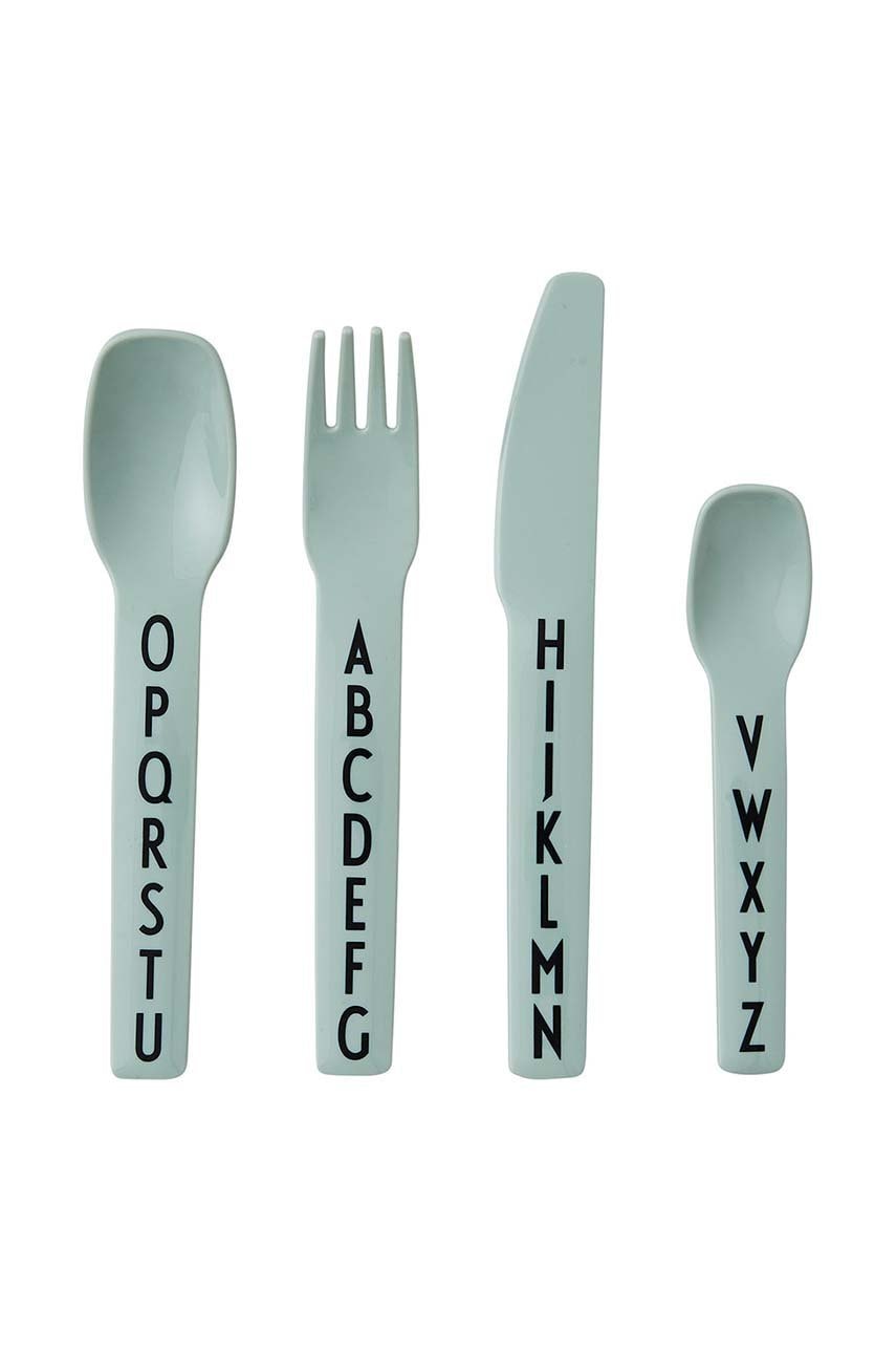 Set dječjeg pribora za jelo Design Letters Kids cutlery 4-pack