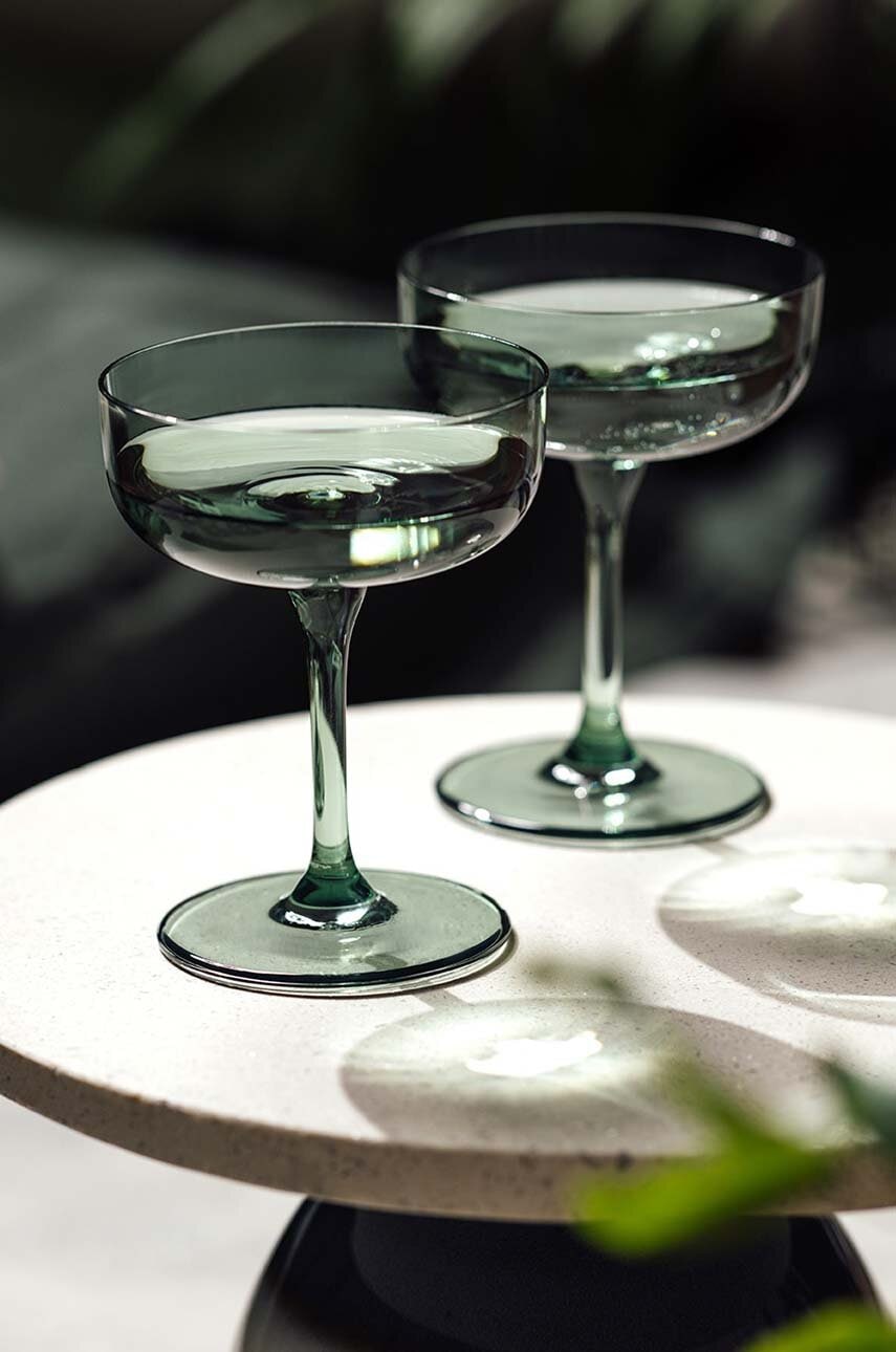 Komplet kozarcev za šampanjec Villeroy & Boch Like Sage 2-pack