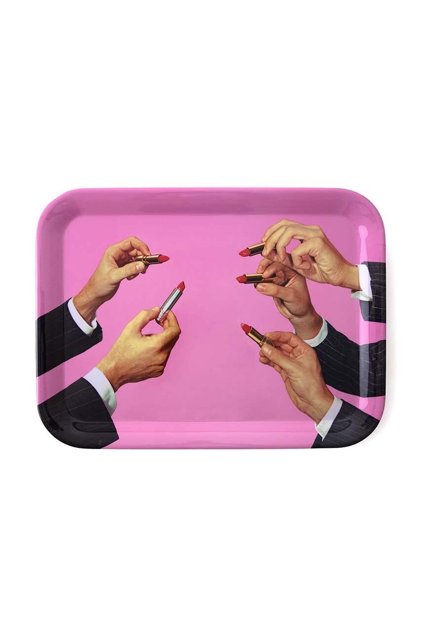 Ukrasna tacna Seletti Lipstick Pink