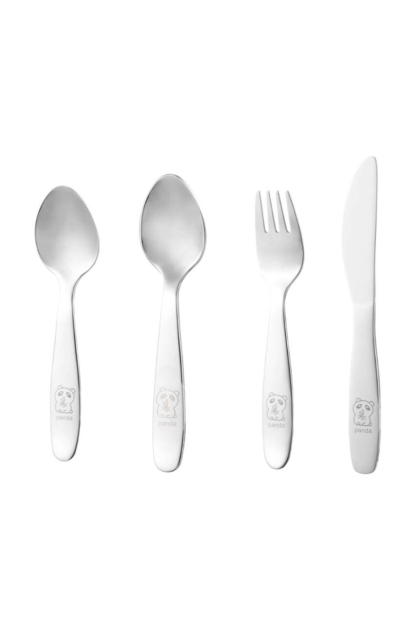Komplet otroškega jedilnega pribora Dorre Panda 4-pack