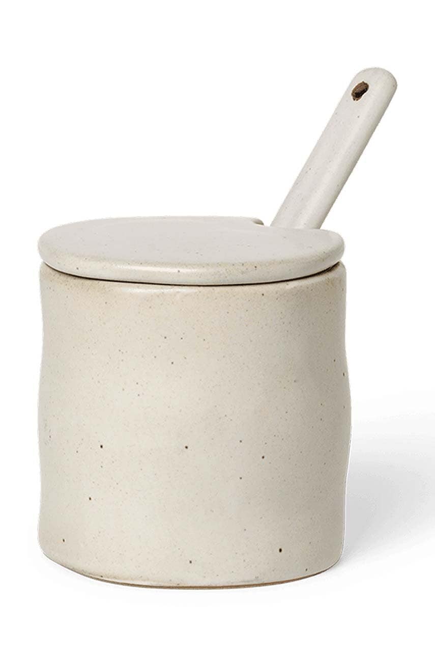 Posoda s pokrovom ferm LIVING Flow Jar