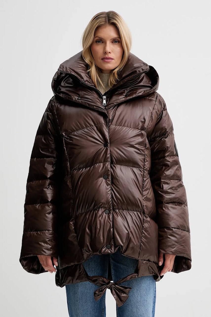 Pernata jakna MMC STUDIO boja: smeđa, za zimu, OLORO.JACKET