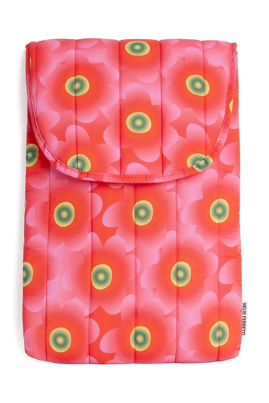 Torba za laptop Helio Ferretti Puffy Floral 37 x 26 x 2,5 cm boja: ružičasta