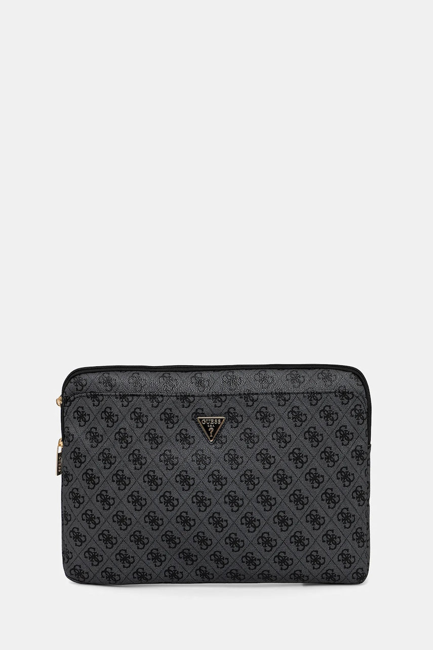 Torba za laptop Guess Sleeve 14" 4G Zipper Pocket Triangle Logo boja: crna, GUCS14ZP4DPTK