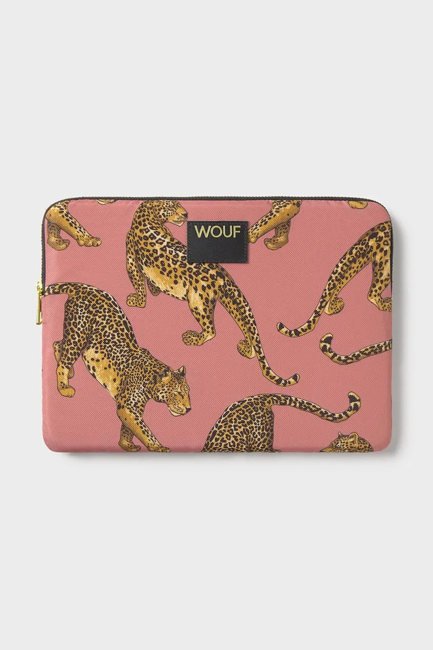 Torba za laptop WOUF Blush Leopard 29 x 21 x 2 cm